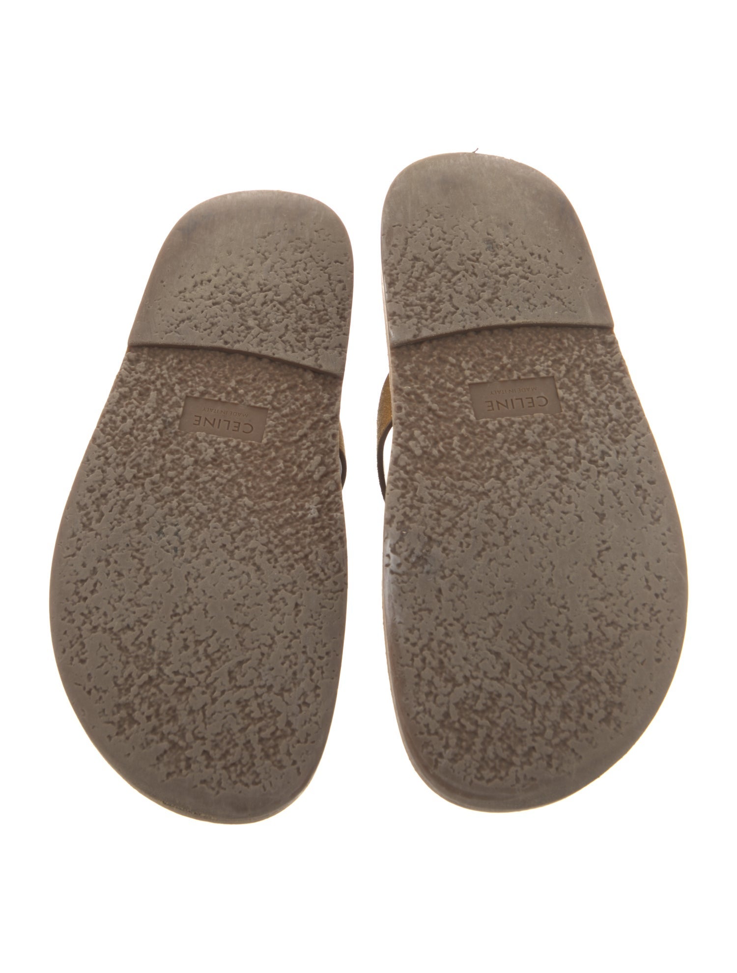 Celine Suede Studded Accents Slides